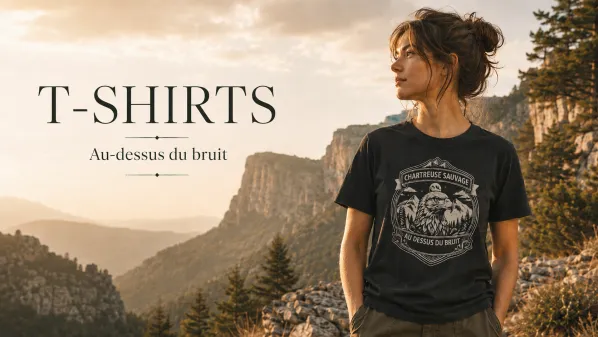 T-shirts Chartreuse Sauvage
