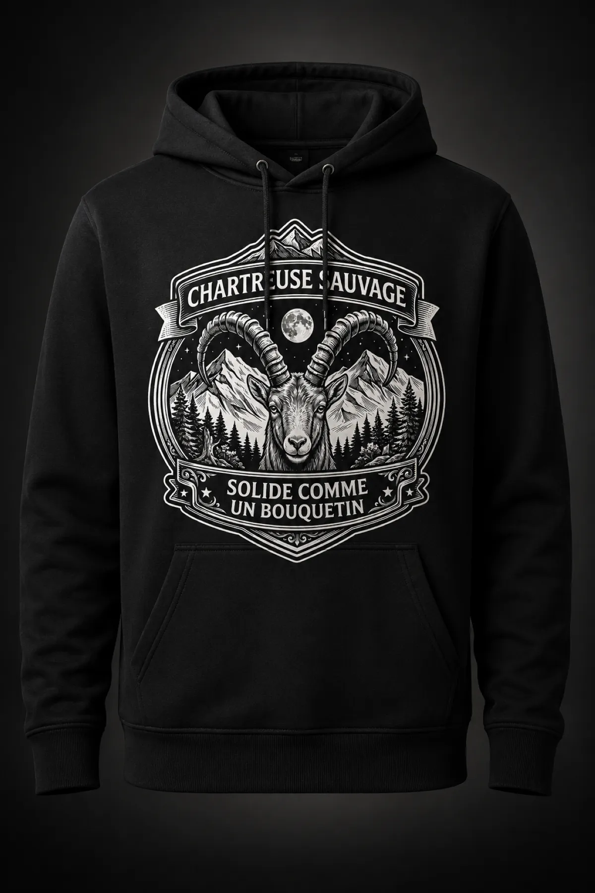 Sweat Bouquetin Noir