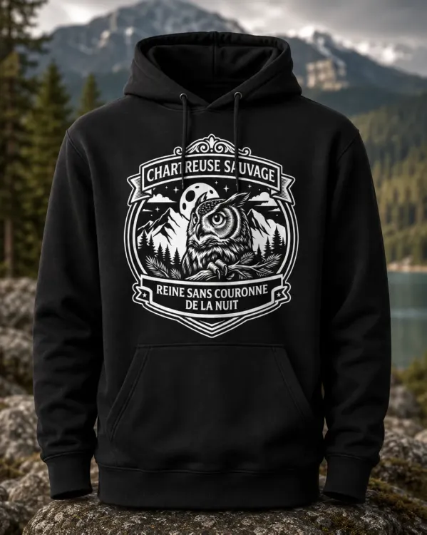 Sweat Chouette Noir