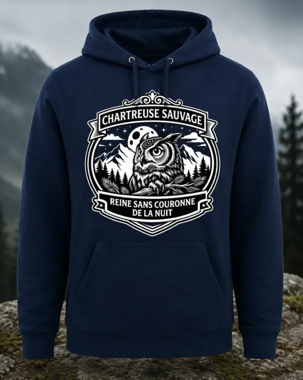 Sweat Chouette Bleu