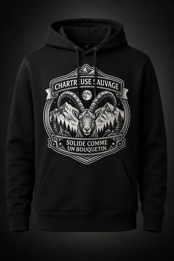 Sweat Bouquetin Noir