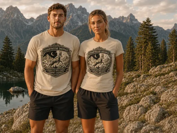 T-shirt Chamois Beige