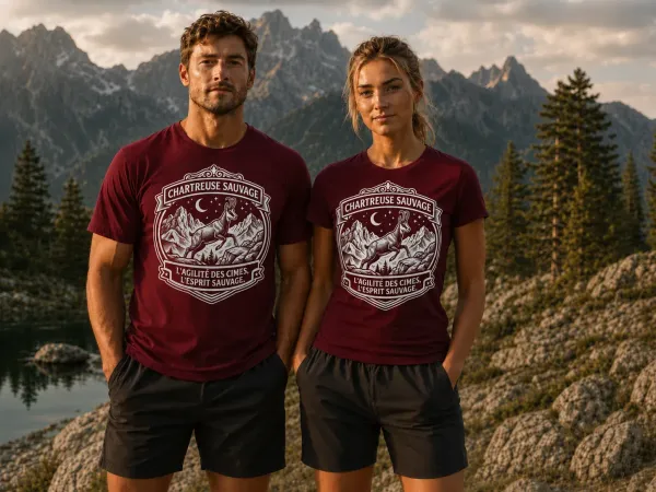 T-shirt Chamois Rouge